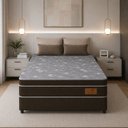 Ver imagem 4 de Colchão Casal Sr Life Silver Molas Ensacadas Espuma D26 138x188x27cm Marrom