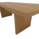 Ver imagem 6 de Kit 7 Peças com Mesa de Reunião e 6 Cadeiras Escritório Esteirinha Corino Espresso Móveis Marrom/Preto