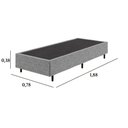 Ver imagem 2 de Base Cama Box Apolospuma Applauso Solteiro 78x188 com Pés