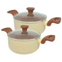 Ver imagem 2 de Jogo de Panelas Cerâmico 10 Peças - Mimo Style