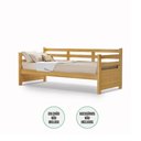 Ver imagem 3 de Sofá Cama Vintage Enjoy Mona em Madeira Imbuia Acompanha Nicho