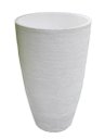Ver imagem 4 de Kit 3 Vaso Planta 65x40 Oval Moderno Polietileno BGPLASTICOS BRANCO 006