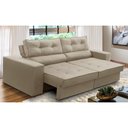 Ver imagem 1 de Sofá Retrátil e Reclinável 2 Lugares 1,70m com Molas Mirela Suede Adonai Estofados