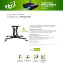 Ver imagem 3 de Suporte para Projetor de Teto Modelo Pro100 Elg Preto