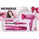 Ver imagem 5 de Conjunto Secador Chapinha Escova Mondial Fashion Rosa Bivolt