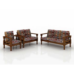 Sofa Belini Conj 3+2+1 Lug