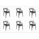 Ver imagem 1 de Kit 6 Cadeiras Allegra