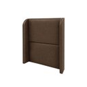 Ver imagem 3 de Cabeceira Solteiro Estofada Ideal para Cama Box 100cm Corino - Canela