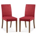 Ver imagem 1 de Duas Cadeiras Estofadas Vermelho