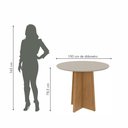 Ver imagem 4 de Conjunto Mesa Celebrare Com Tampo 4 Cadeiras Naturale Athenas Móveis Lopas