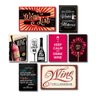 Kit 8 Placas Decorativas Vinho Wine Bebidas Mdf - 1