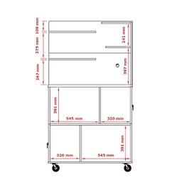 Cantinho do Café Aconchego Nature/off White - Patrimar - 6