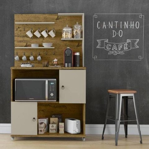 Cantinho do Café Aconchego Nature/off White - Patrimar