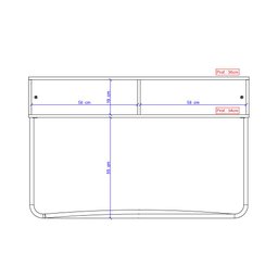 Aparador Varanda Gourmet e Tubos Cromados Carraro - 5