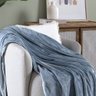Manta Cobertor Queen Siberia Flannel Microfibra - Azure - 2