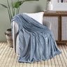 Manta Cobertor Queen Siberia Flannel Microfibra - Azure - 3