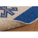 Ver imagem 2 de Tapete Turco Kilim - Antep - 1,00M x 1,40M - Azul - Desenho 001 - Niazitex