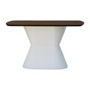 Ver imagem 3 de Mesa de Jantar Apollo Tampo Retangular 136x80cm Branco/Amêndoa