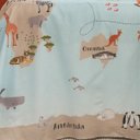 Ver imagem 2 de Jogo de Cama Infantil - Maps Safari - 100% Algodão - 3 Peças - Santista