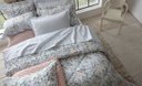 Ver imagem 1 de Jogo de Cama - Queen Size - Percal 200 Fios - Holambra - 4 Peças - 100% Algodão - Naturalle