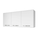 Ver imagem 1 de Armário Aéreo Triplo Cozinha 3 Portas MDP 1200 Mila Home Branco