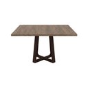 Ver imagem 2 de Mesa Jantar Retangular Isabela 120cm Tampo Freijó Base Madeira Maciça Castanho 4 Lugares Sala Jantar