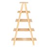 Estante Escada em 5 Niveis em Pinus Natural 153 x 90 x 33 CM - 2