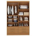 Ver imagem 3 de Closet Modulare 4 Gavetas 7 Prateleiras Cinamomo - Panorama Móveis