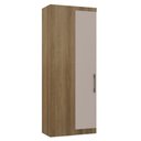 Ver imagem 1 de Guarda Roupa Canto Reto 90cm com 1 Porta Delphi Avelã/cinnamon L01 - Mpozenato