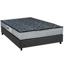 Ver imagem 1 de Conjunto Box Casal: Colchão Espuma Paropas D23 Ag65 Royalle Rustico + Base Crc Suede Gray (138x188)
