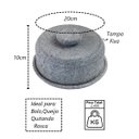 Ver imagem 3 de Boleira e Queijeira Gourmet Tampa de Pedra Sabão P 10x20cm Industria São Jose Af1011indsj