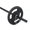 Kit Musculação Anilhas 10kg + Barra 120 Cm Com Presilhas - 2