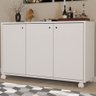 Balcão Buffet Roma 3 Portas Branco - Pnr Móveis - 1
