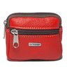 Porta Moedas Níquel Pequeno de Couro Le Voyage Vermelho - 2