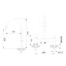 Misturador Para Cozinha De Mesa Jiwi Wj-1062-157a - 2