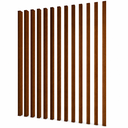 Ver imagem 1 de Brise WPC Interno Cor: Tabaco 2,90m x 7,5cm x 5,0cm