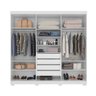 Guarda-Roupa Moderno 6 Portas Alaska - Albatroz - Branco - 2