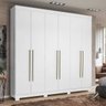 Guarda-Roupa Moderno 6 Portas Alaska - Albatroz - Branco - 1