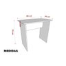 Escrivaninha / Mesa para Escritório Computador Notebook 80x45 Cor: Branco - 7