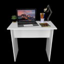 Ver imagem 3 de Escrivaninha / Mesa para Escritório Computador Notebook 80x45 Cor: Branco
