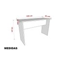 Ver imagem 7 de Escrivaninha / Mesa para Escritório Computador Notebook 120x45 Cor: Branco