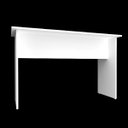 Ver imagem 6 de Escrivaninha / Mesa para Escritório Computador Notebook 120x45 Cor: Branco