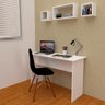 Escrivaninha / Mesa para Escritório Computador Notebook 120x45 Cor: Branco - 1