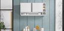 Ver imagem 1 de Armário de Cozinha Aéreo Vanessa 105cm Branco 2 Portas - Ajl Móveis
