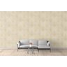 Papel de Parede Lavável - Rolo com 10m x 53cm - Creme com Arabescos Dourados e Brilhos - LMS-PPH-121 - 4