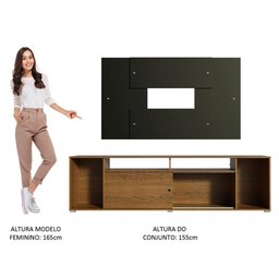 Rack Madesa Cancun e Painel para Tv até 58 Polegadas 5z8n - 7