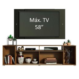Rack Madesa Cancun e Painel para Tv até 58 Polegadas 5z8n - 5