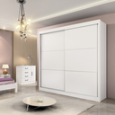 Ver imagem 2 de Guarda Roupa Casal 2 Portas 6 Gavetas Cancun D'doro Branco