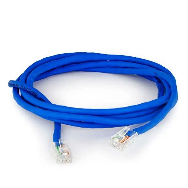 Cabo de Rede CAT5 Montado 23AWG 4 Pares Azul 45 METROS - 1