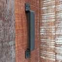 Ver imagem 7 de Puxador Duplo Colonial Industrial Rancho Sítio Aço Kronus Preto Fosco 300mm